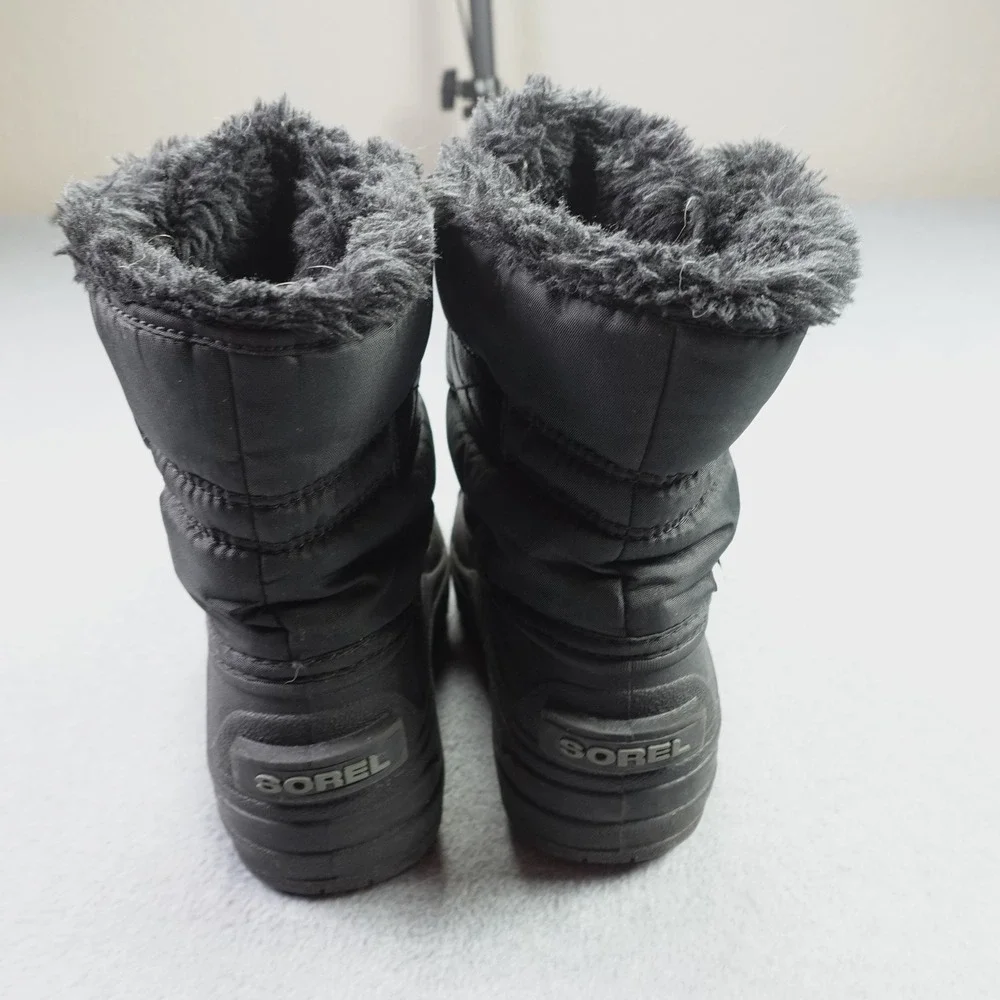 Sorel Snow Boot Toddler 11 Black Winter Commander Insulated Waterproof Warm